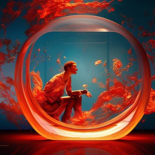 Stuck in a ball