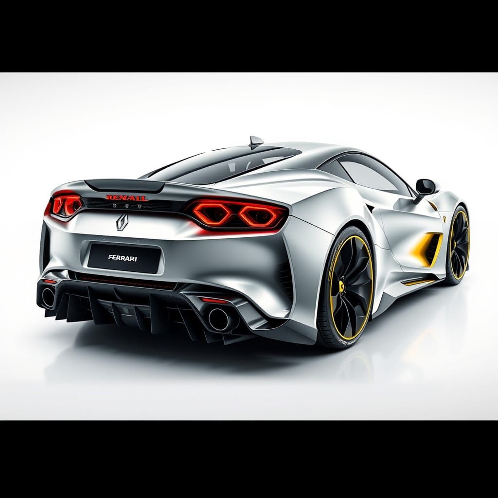 Futuristic Honda RR Concept Car by Ferrari and Renault