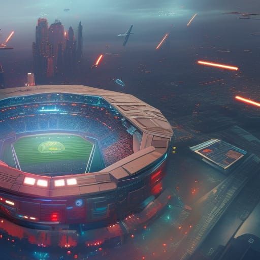 Coruscant Stadium: A Star Wars NFL Arena