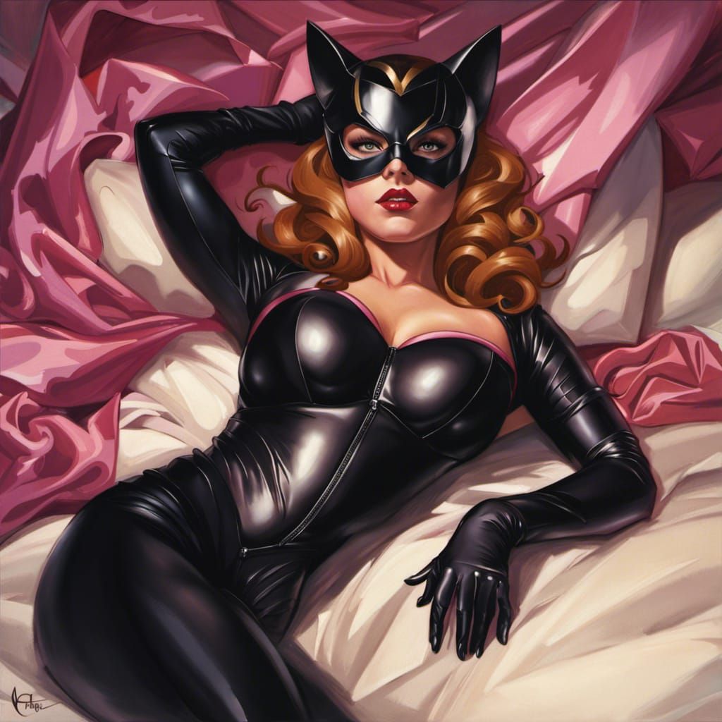 Pinup catwoman