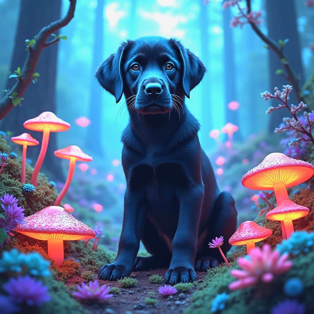 Colorful Forest Lab of Rare Organisms