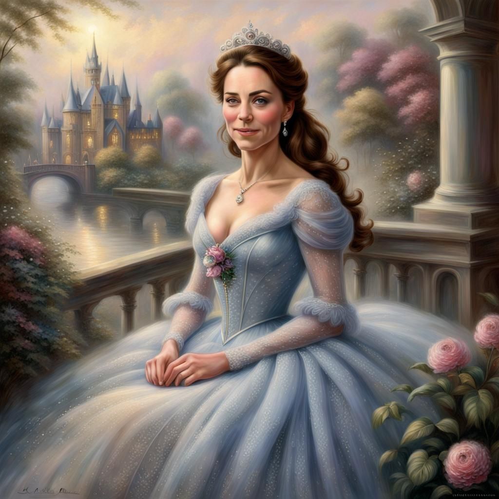 Victorian Princess: Ethereal Fantasy Portrait of Kate Middle...