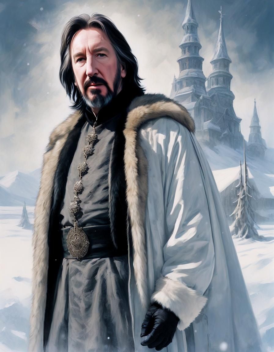 Spectacular Rasputin Portrait in Impressive Hyperrealistic S...