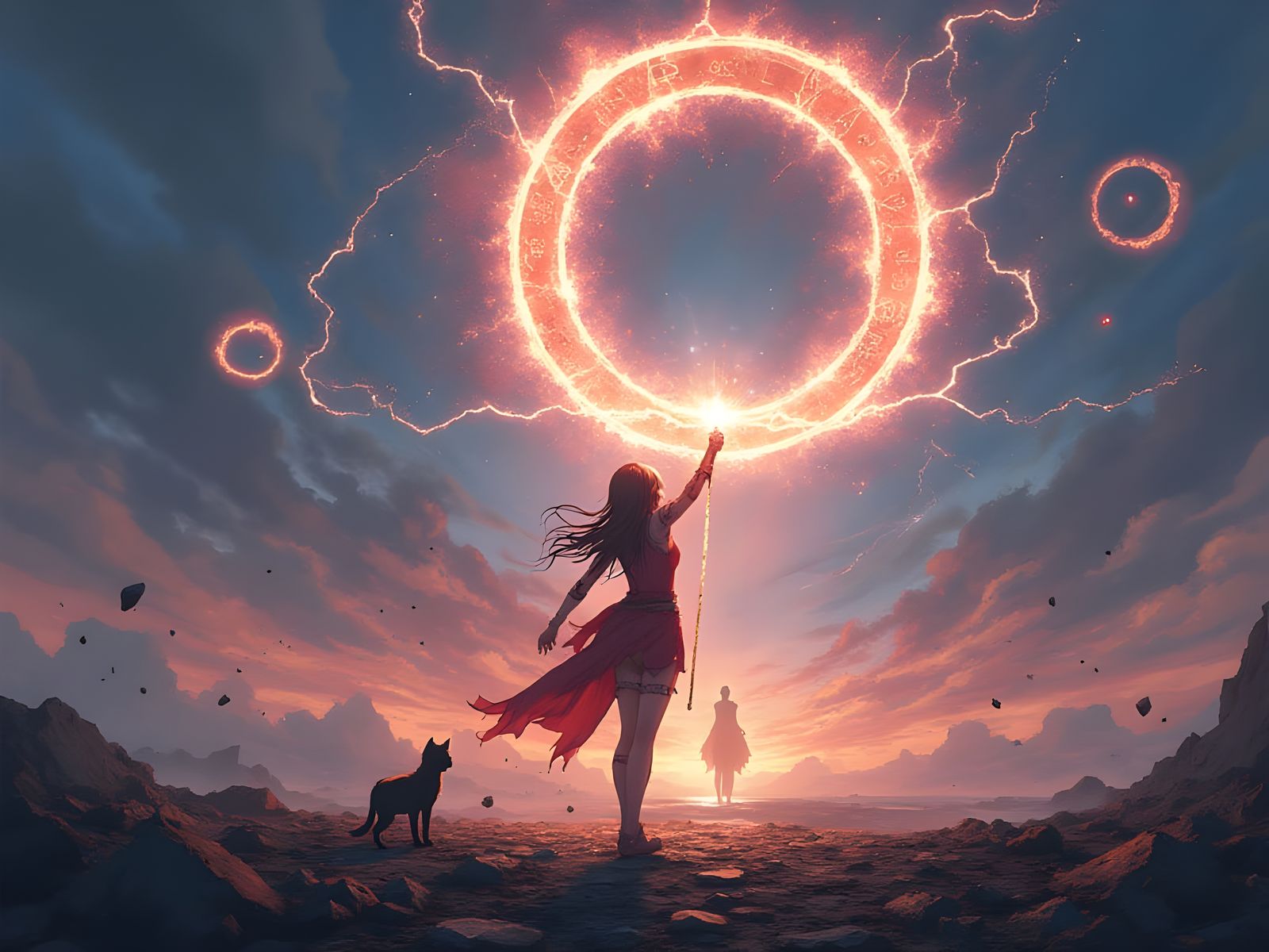 Magical Girl's Last Stand on Crystal Battlefield