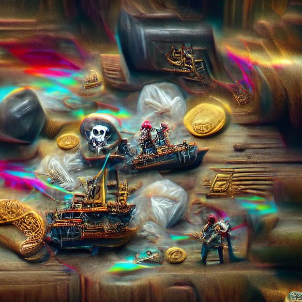 Heavy Metal Pirates Playing Music