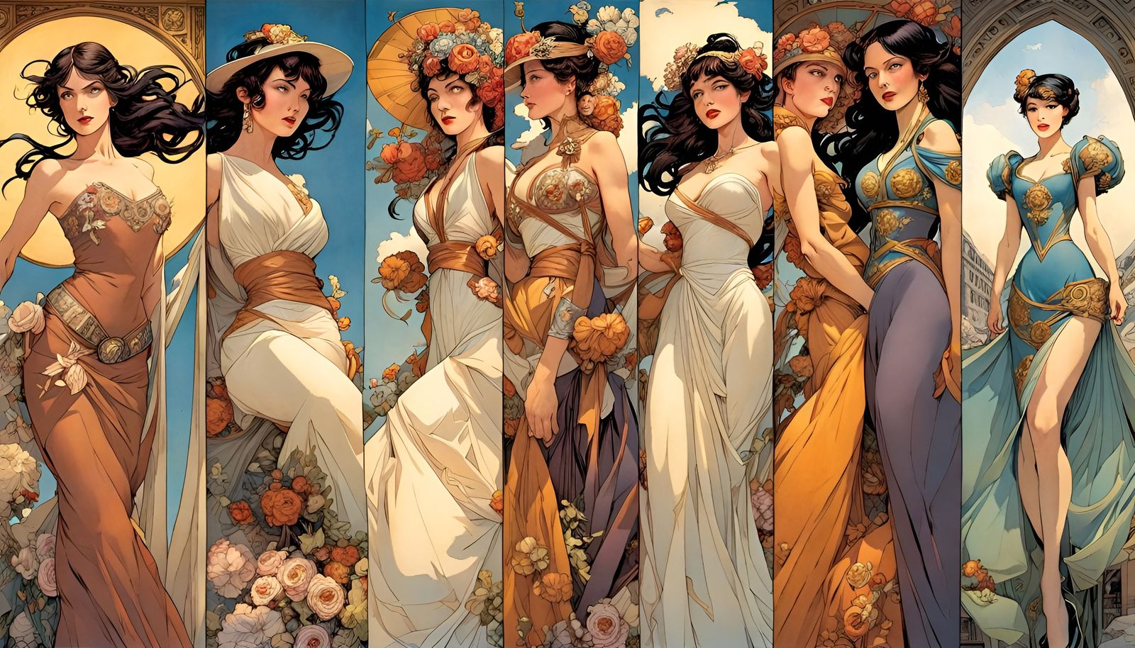 Comic Book Art: Governess During Revolution