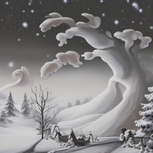 Magical Candyland Wonderland in Gouache Pastels