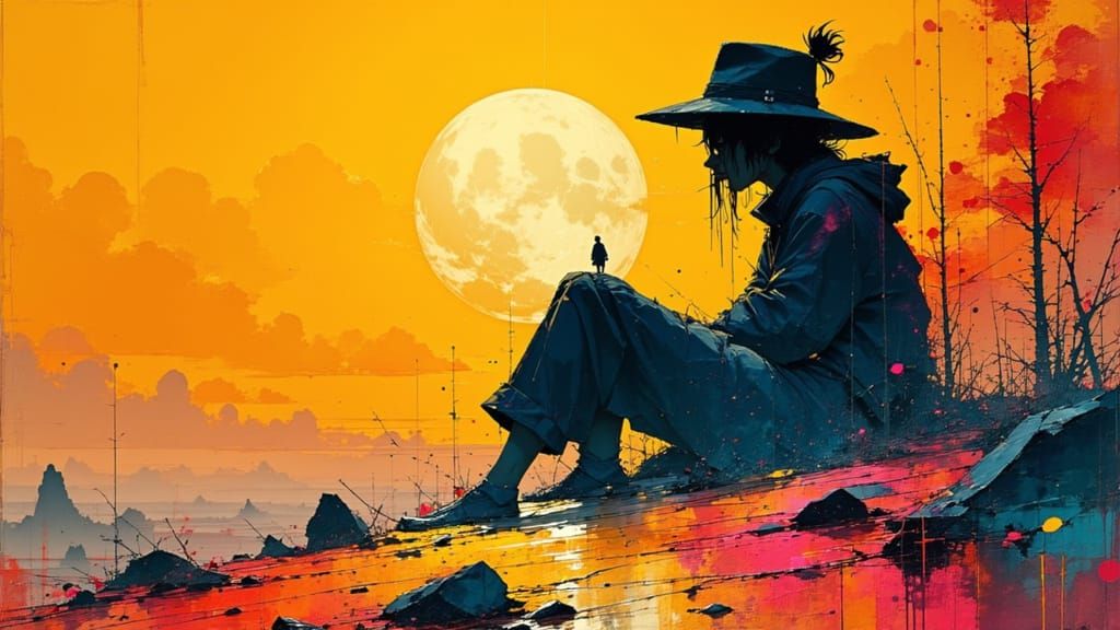 AI Art: Rebellion and Self-Destruction Themed Image