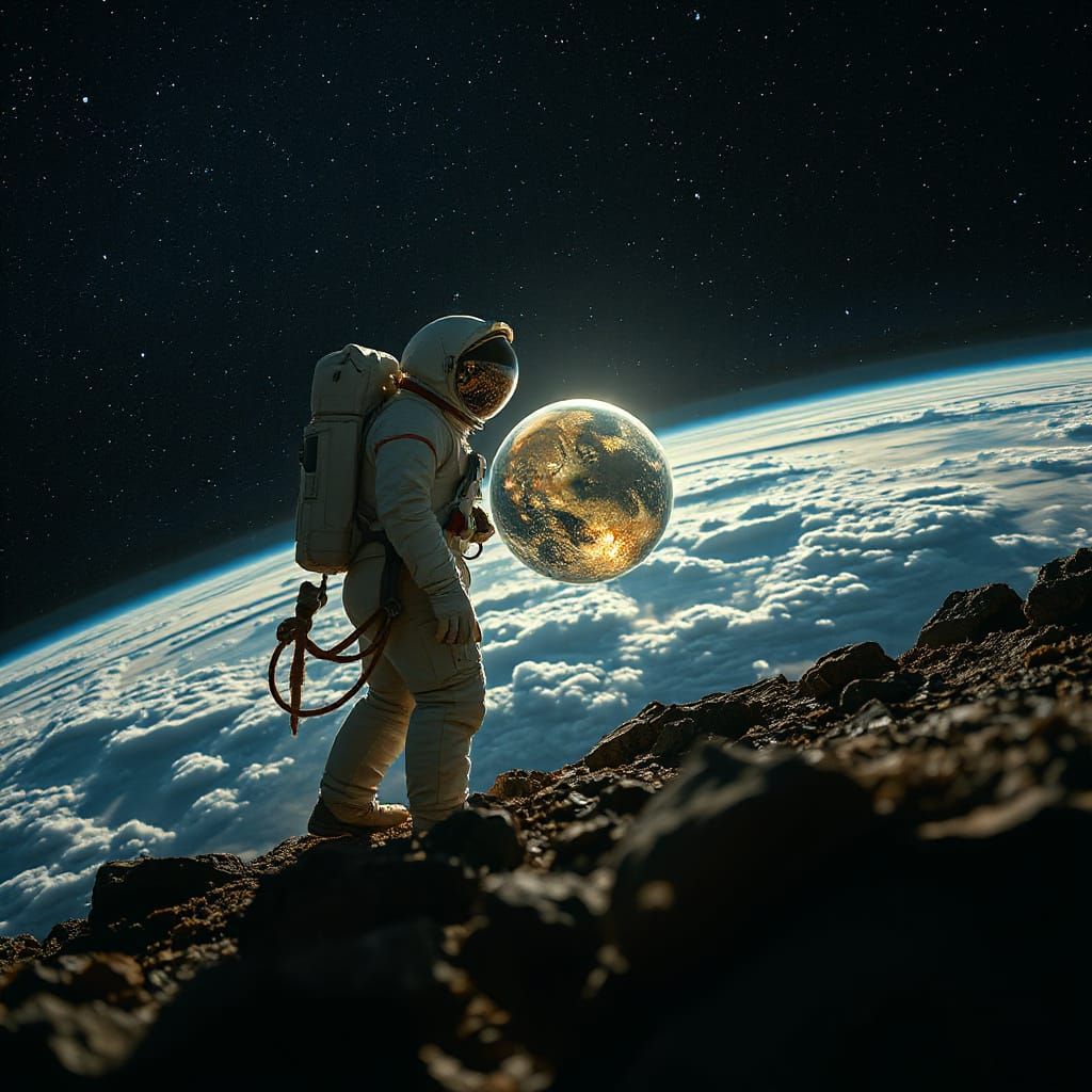 Astronaut Discovers the Little Prince's Planet in Space