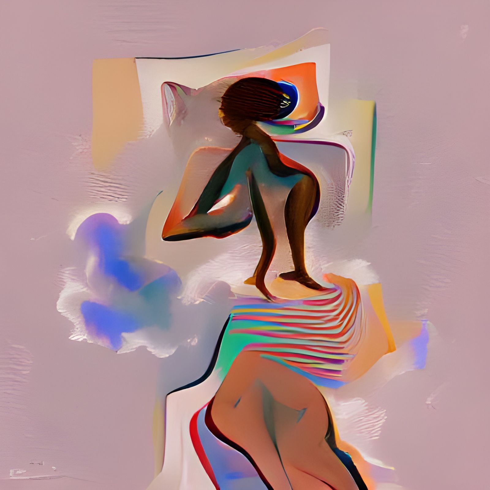 Ethereal Woman in Lucid Dream