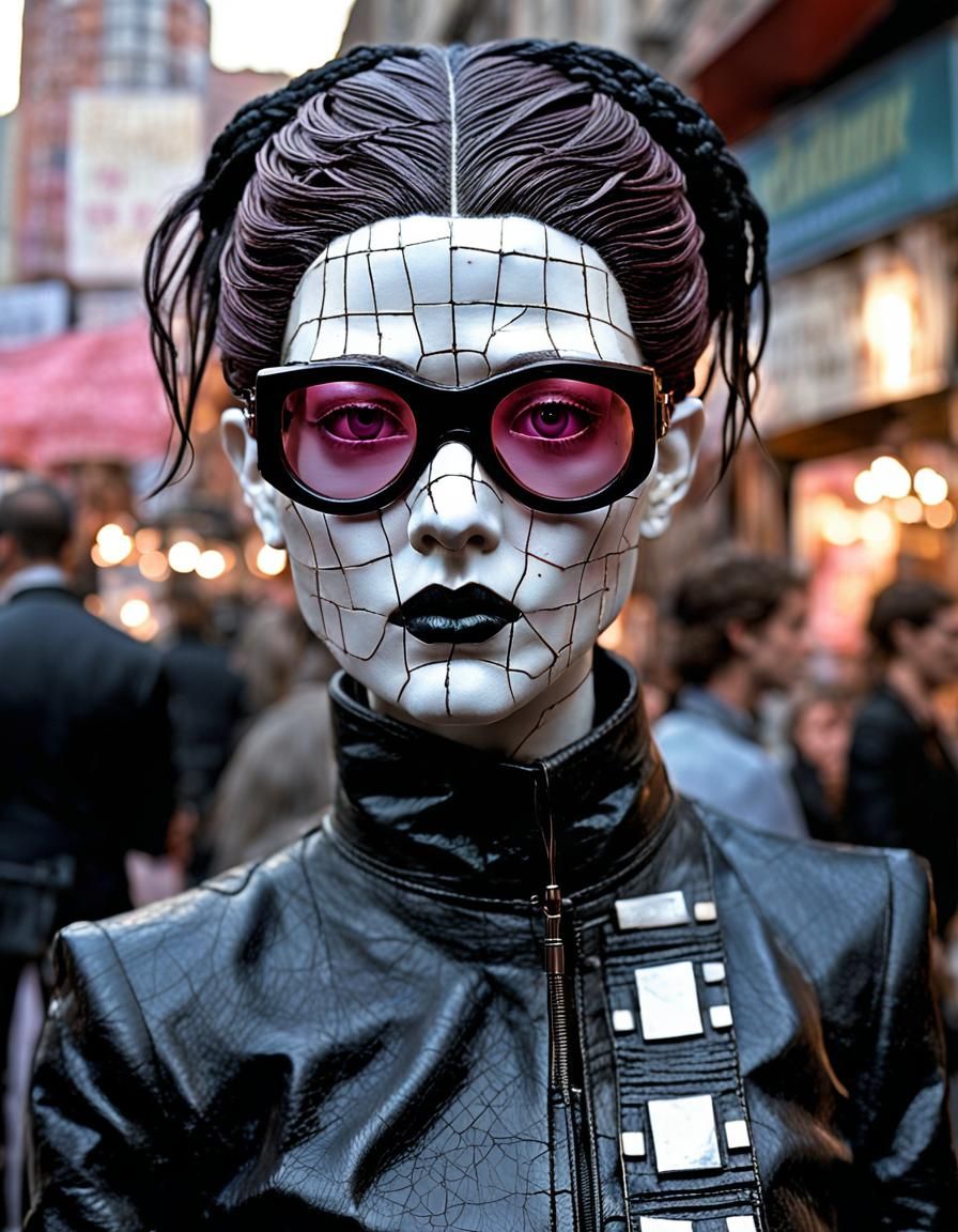 Cenobite in Rose Glasses as 3D Digital Art