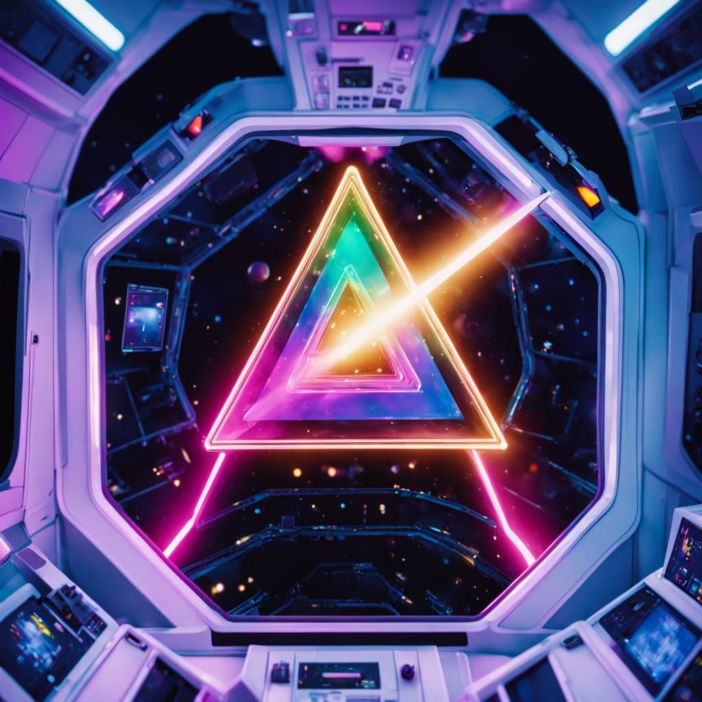 Digital AI Pearl on Starship Flight Dash