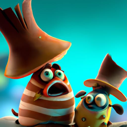 Charming Pixar Character in 3D Digital Art