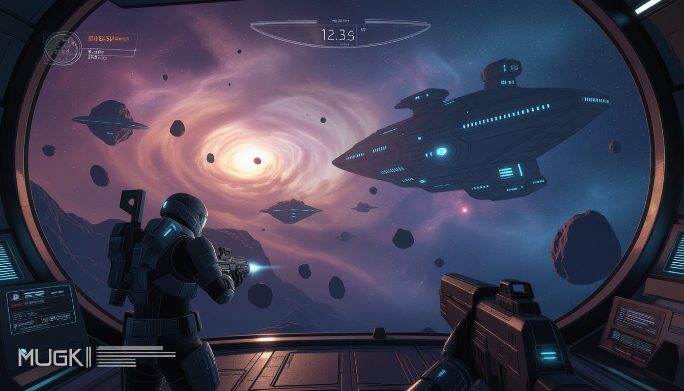 "Galactic Battlefield" Game-Cover