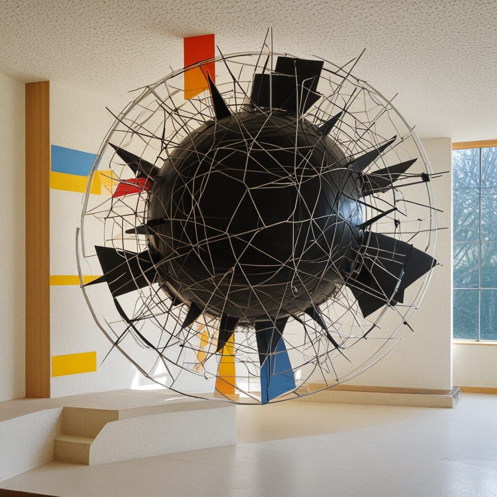 Architectural Design Study with Circular Sunlight