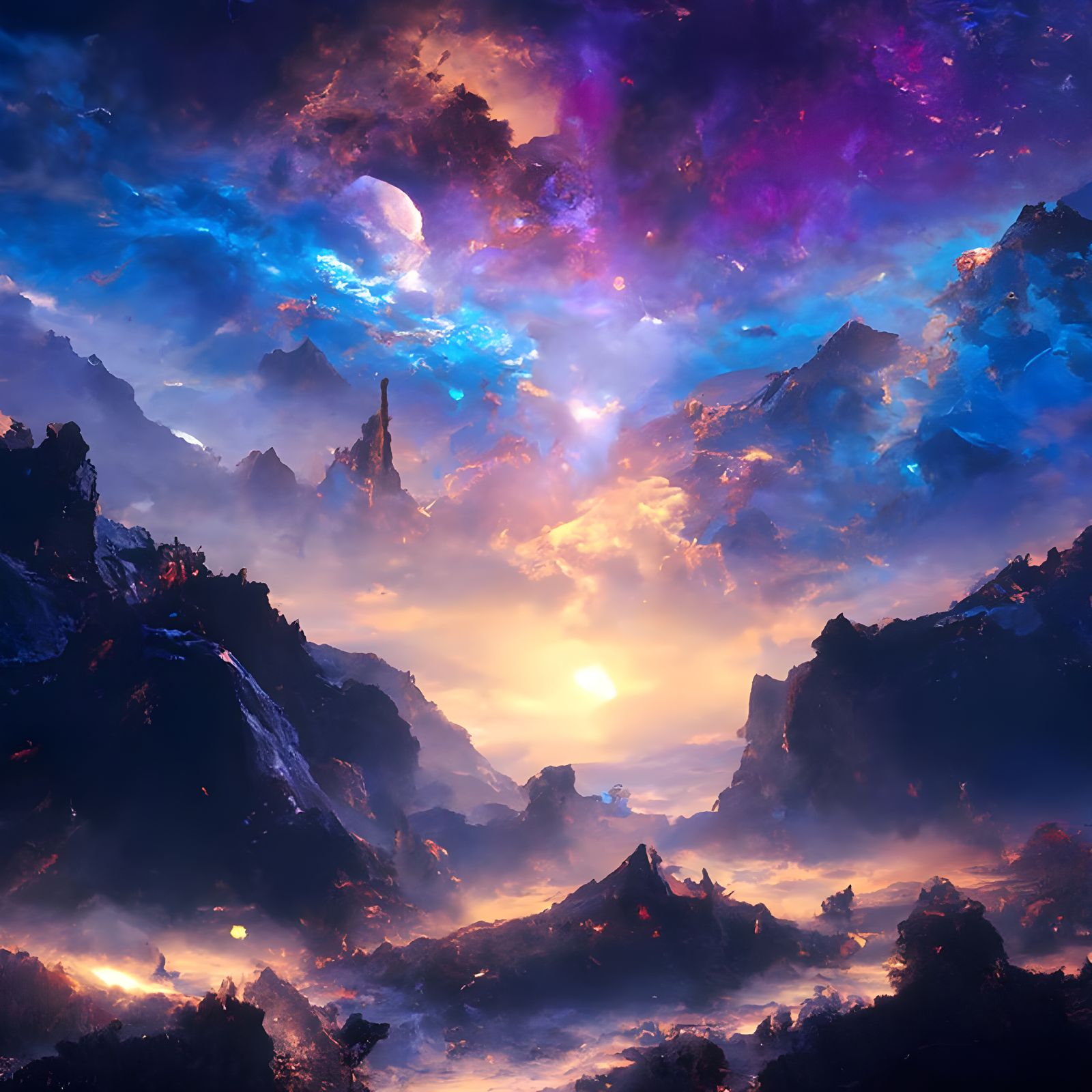 Entangled Landscape in Hyperrealistic Detail