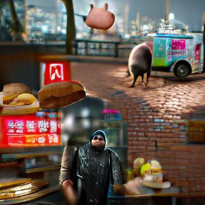 Watch Dogs: Pork Bun Vendor in 8K Resolution