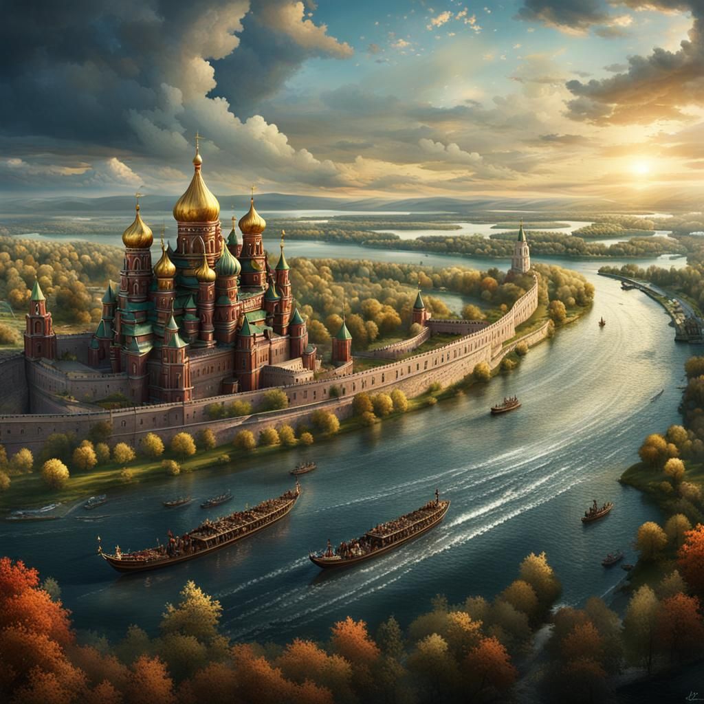 Volga River Journey: A Queen's Golden Ring