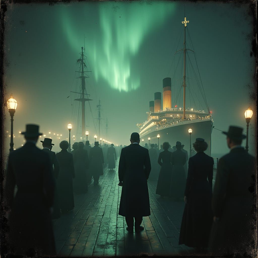 Titanic Disaster Through Chronovisor with Time Distortion