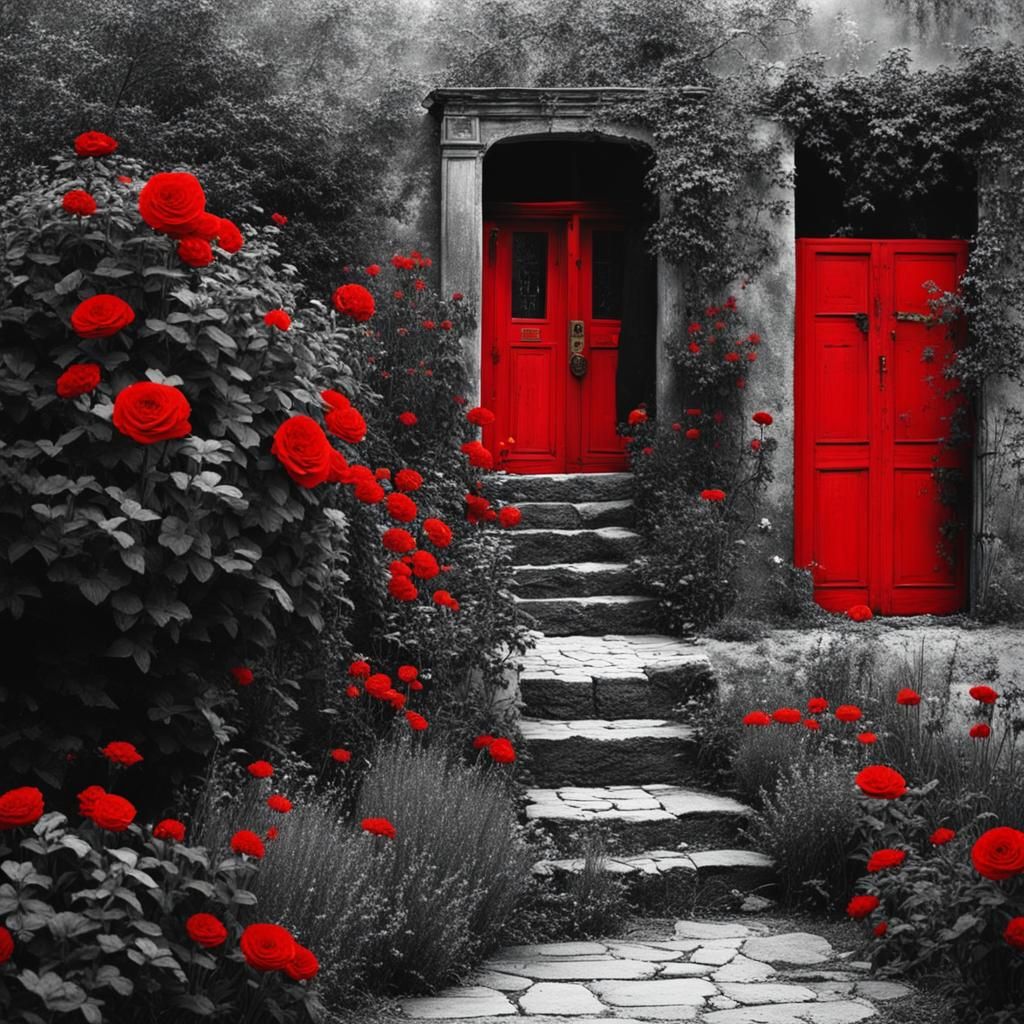Red Door Painted Black: A Symbol of Grief