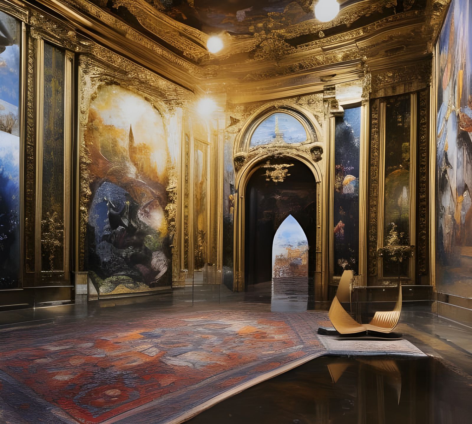 Abstract Art with Dreamy Light Effects