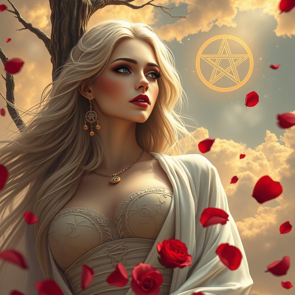 Ethereal Goddess of Cosmic Wonder