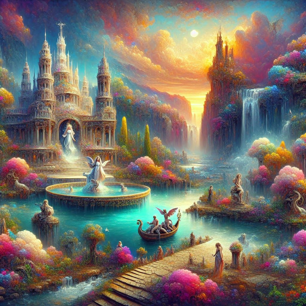 Holy Mary: A Fantastical Fountain of Gardens