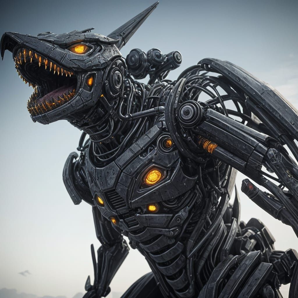 Scary Porcupine-Car Hybrid Creature in Sci-Fi Style