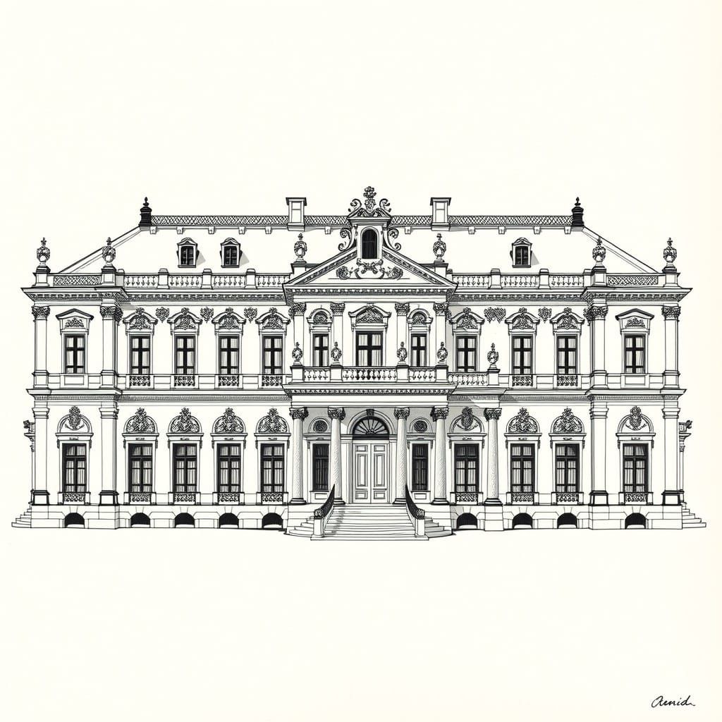 Grand 18th Century Russian Neoclassicism Villa in Intricate....