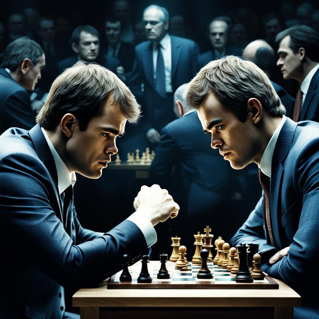 The only person who could defeat Magnus Carlsen was himself.