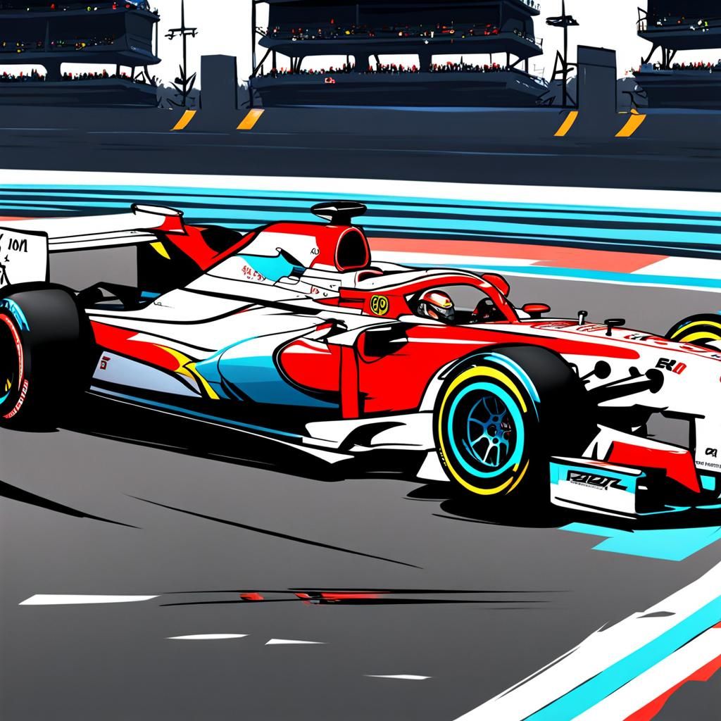 Anime Formula 1 Racing: A Visual Spectacle