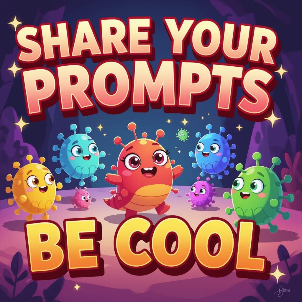 Share Your Prompts in a 3D Animated Scene