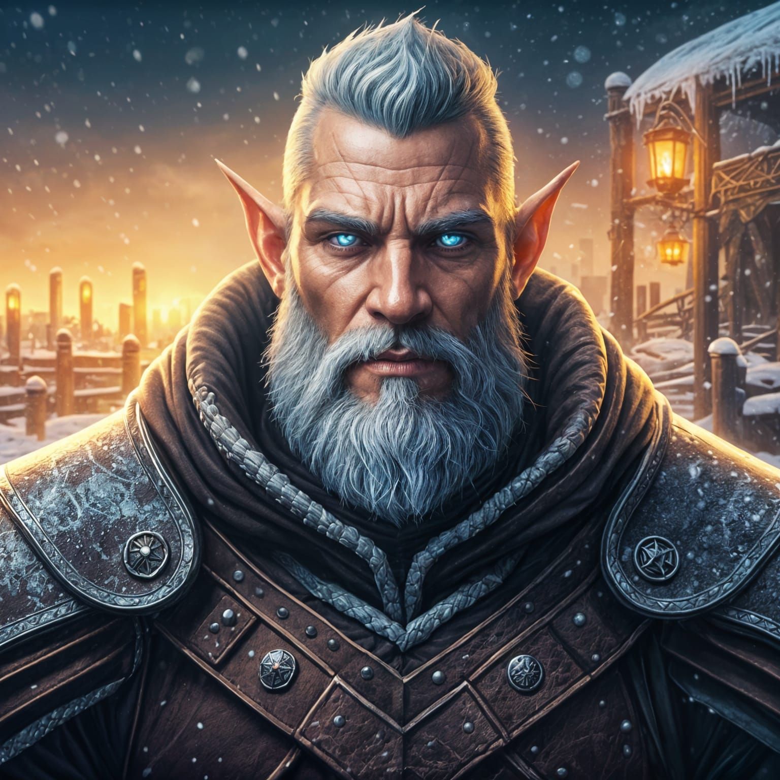 Ethereal Frost Elf Rogue in Winter Wonderlands