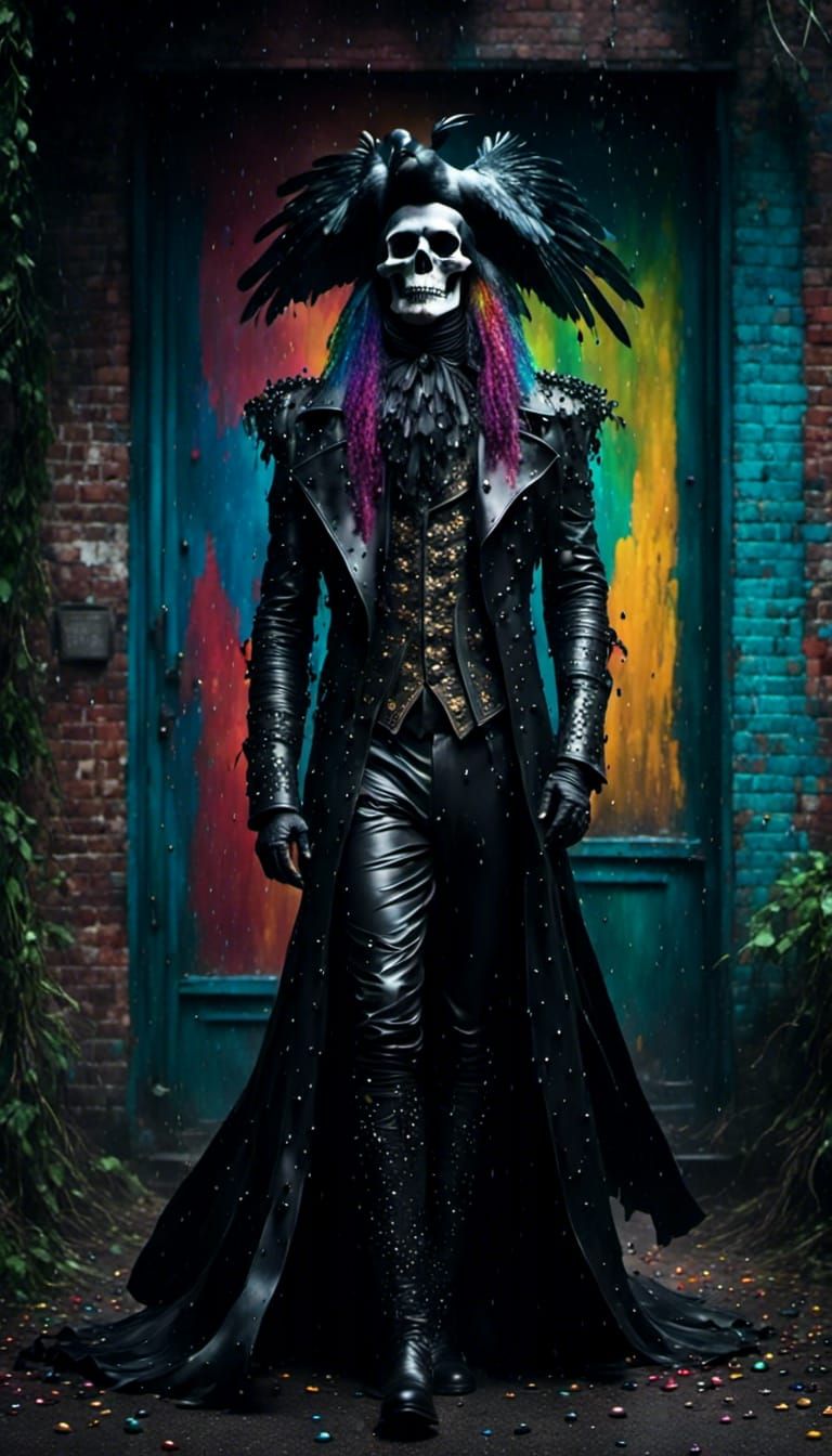 Detailed Portrait of Lafitte in New Orleans with Magic