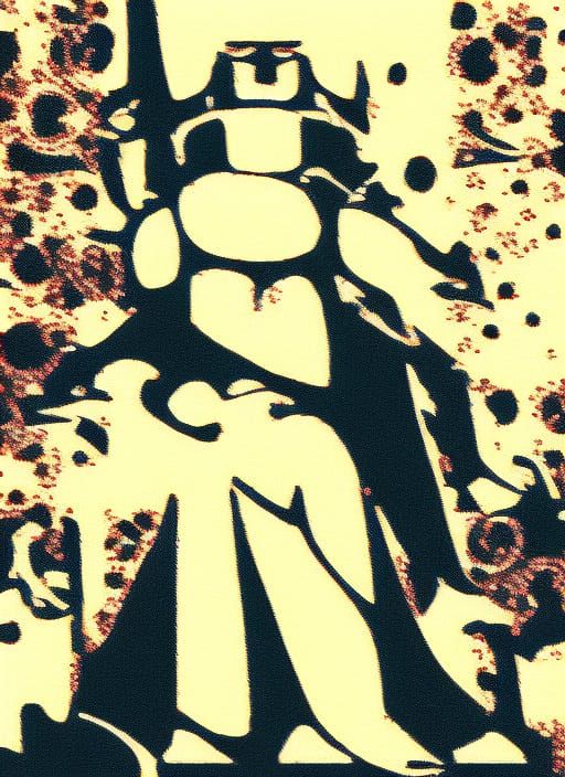 Robotic Samurai Hybrid in Ancient Egypt: Detailed Primitivis...