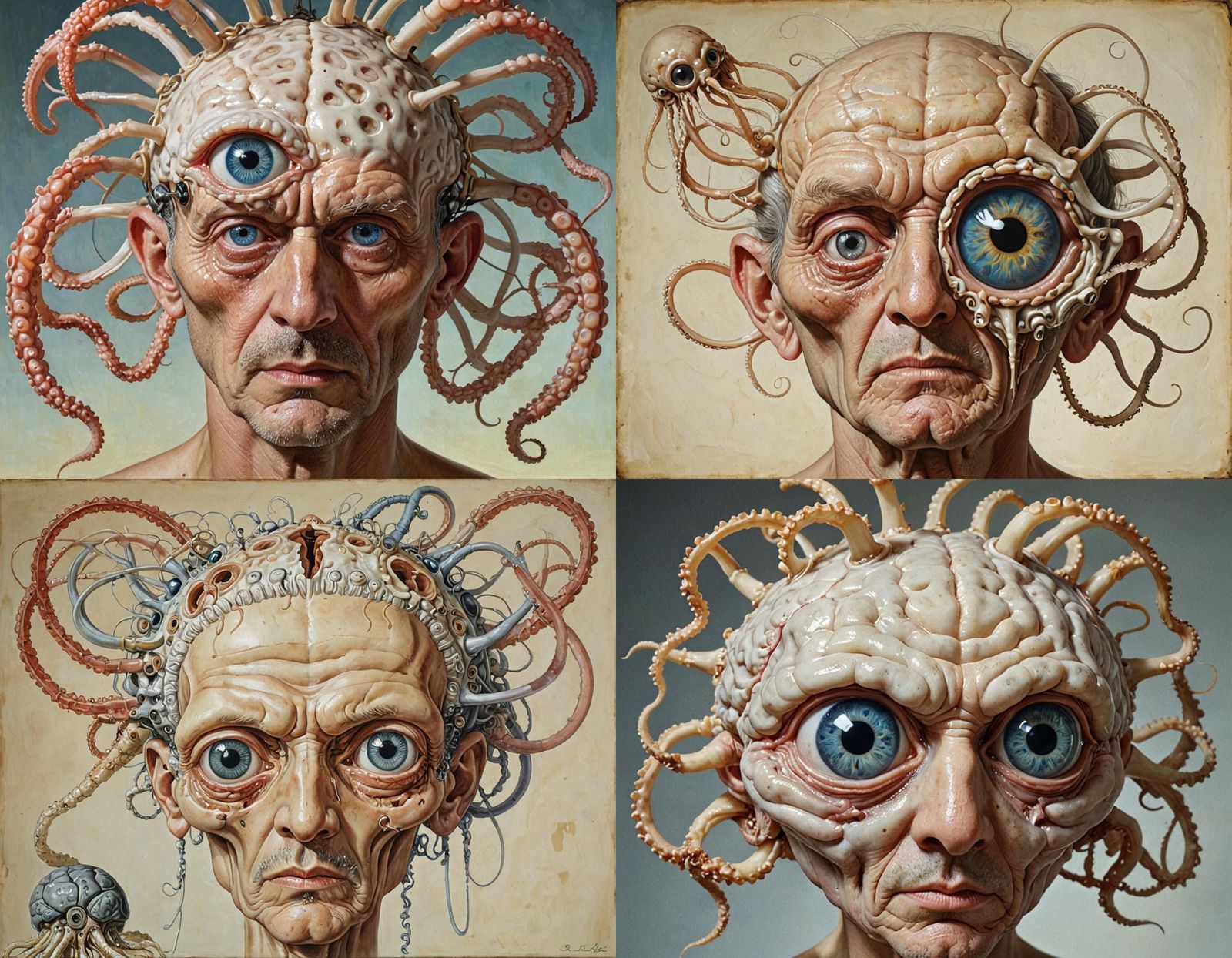 Surreal Anatomical Hybrid Inspired by Surrealism