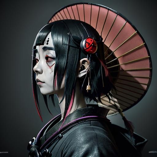 Dystopian Fantasy Portrait with Deep Background