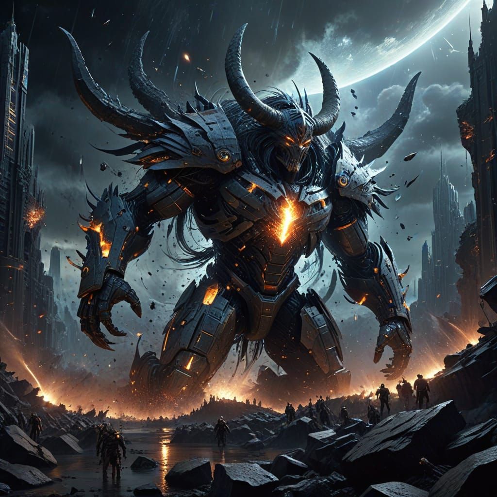 Epic Titans Pouring Stars into Abysses