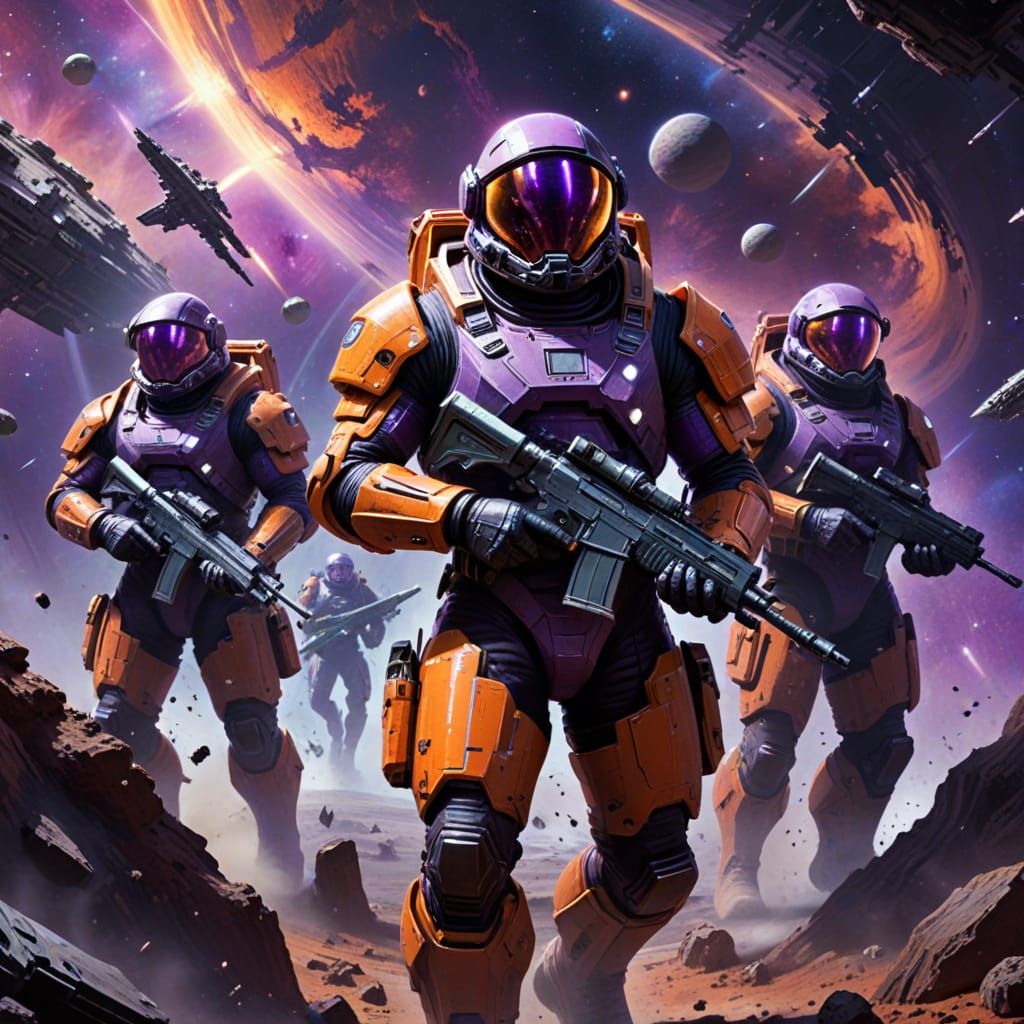 Galactic Guardians in Cosmic Pursuit