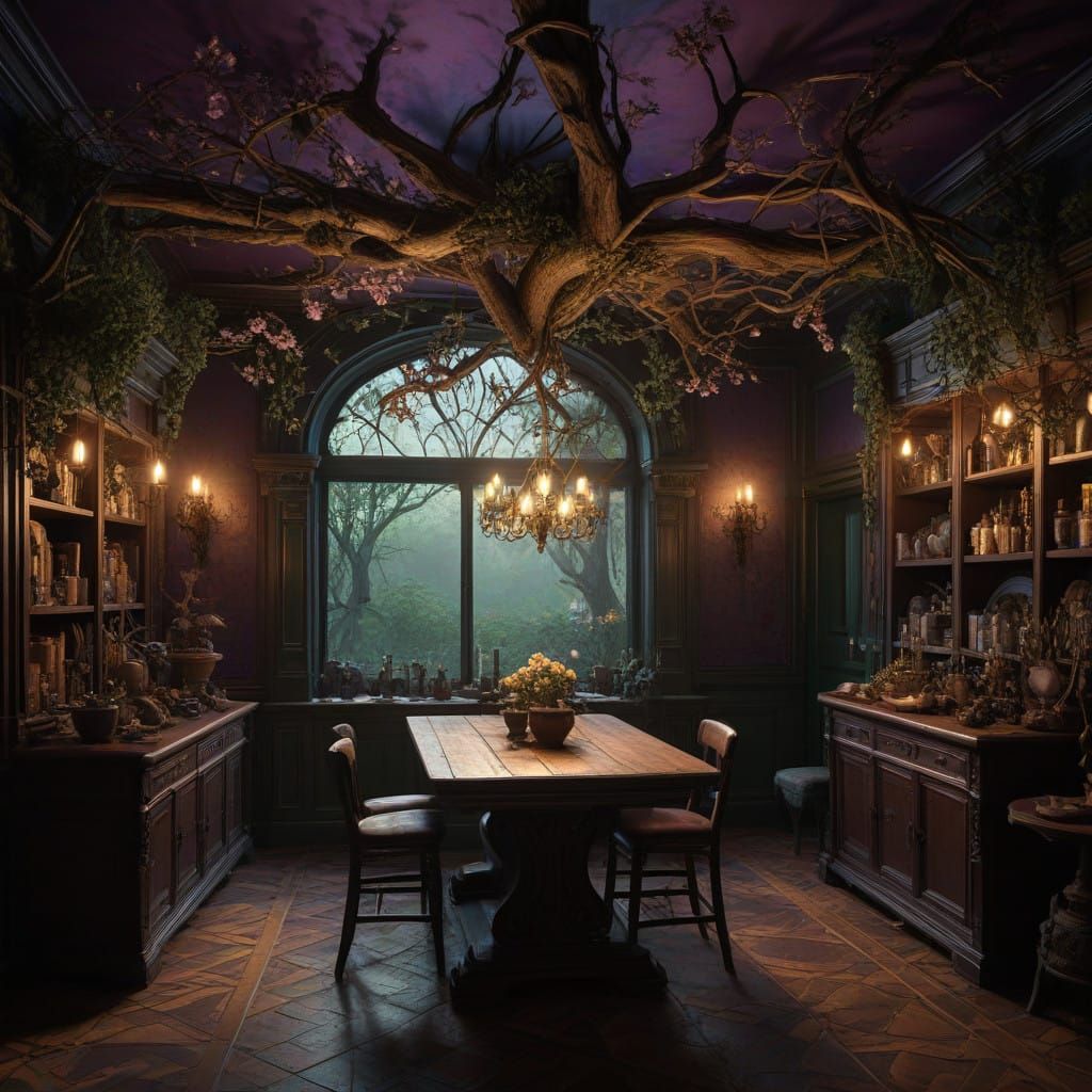 Ethereal Celtica Floria Shop in Emerald Glow