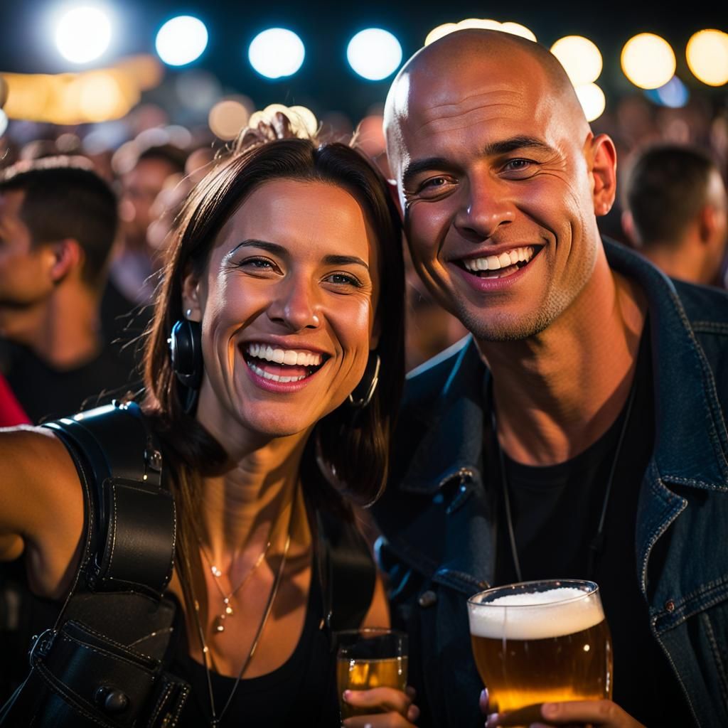 Little sister takes her big brother to the Aftershock hard rock festival.