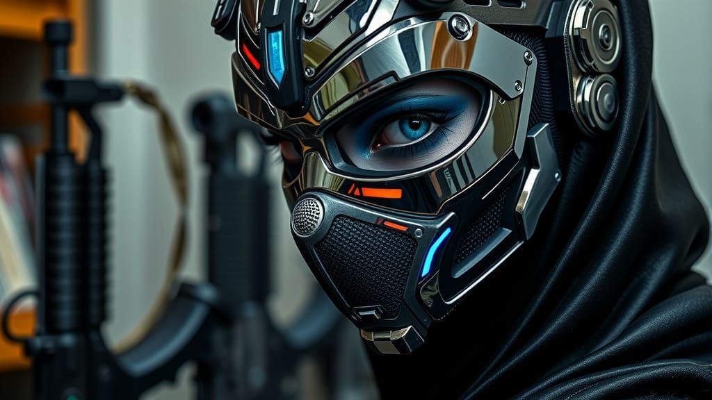 Chrome and Carbon Fiber