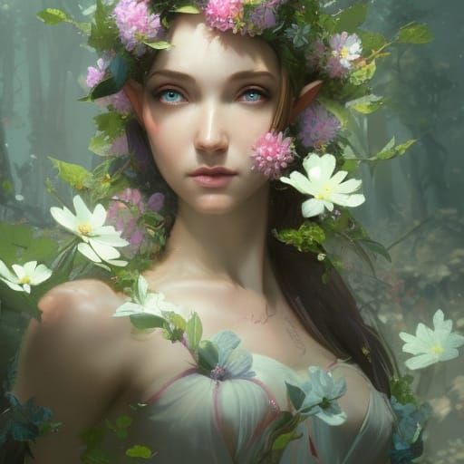 Elf and nature