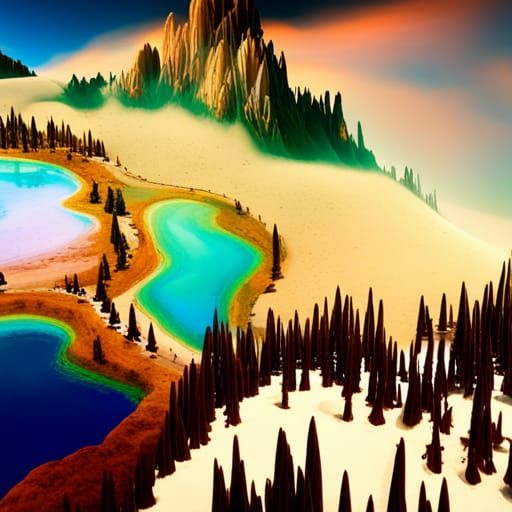 Fantasy Empire: Mountains and Fertile Lands