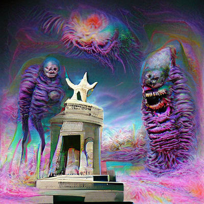 Surreal Monument to Cosmic Horrors