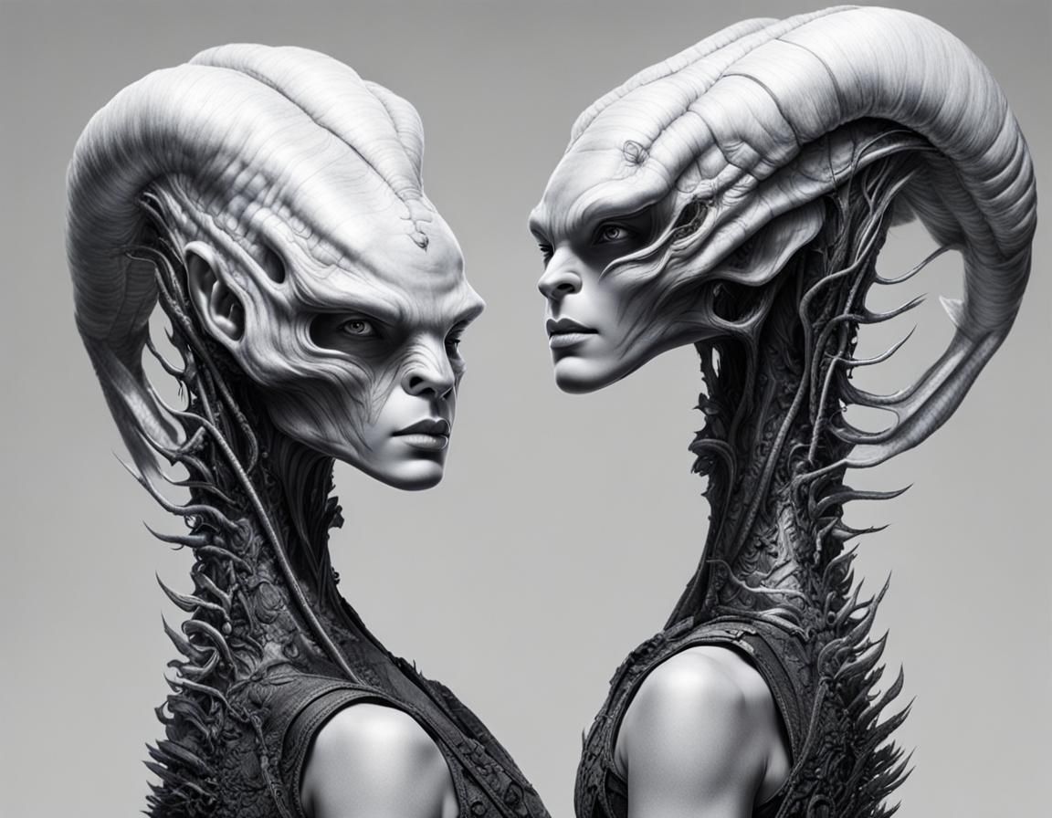 Couple commiserating over how poorly their uniforms fit