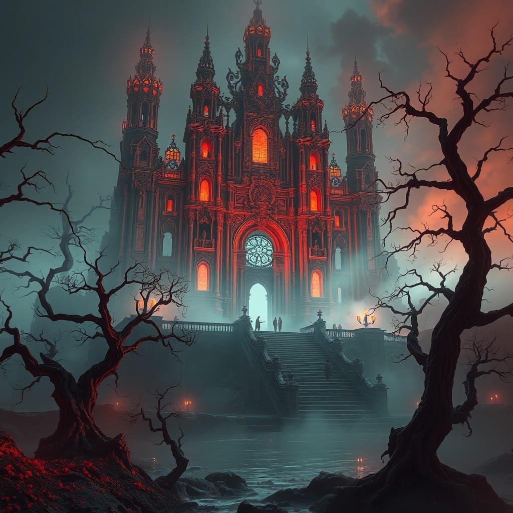 Mystical Ancient Ruins in Unreal Engine 5 Style