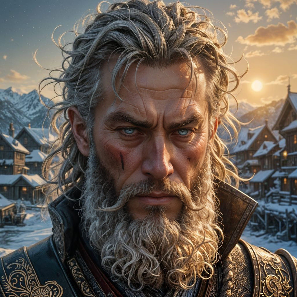 Epic High Fantasy Viking Bard