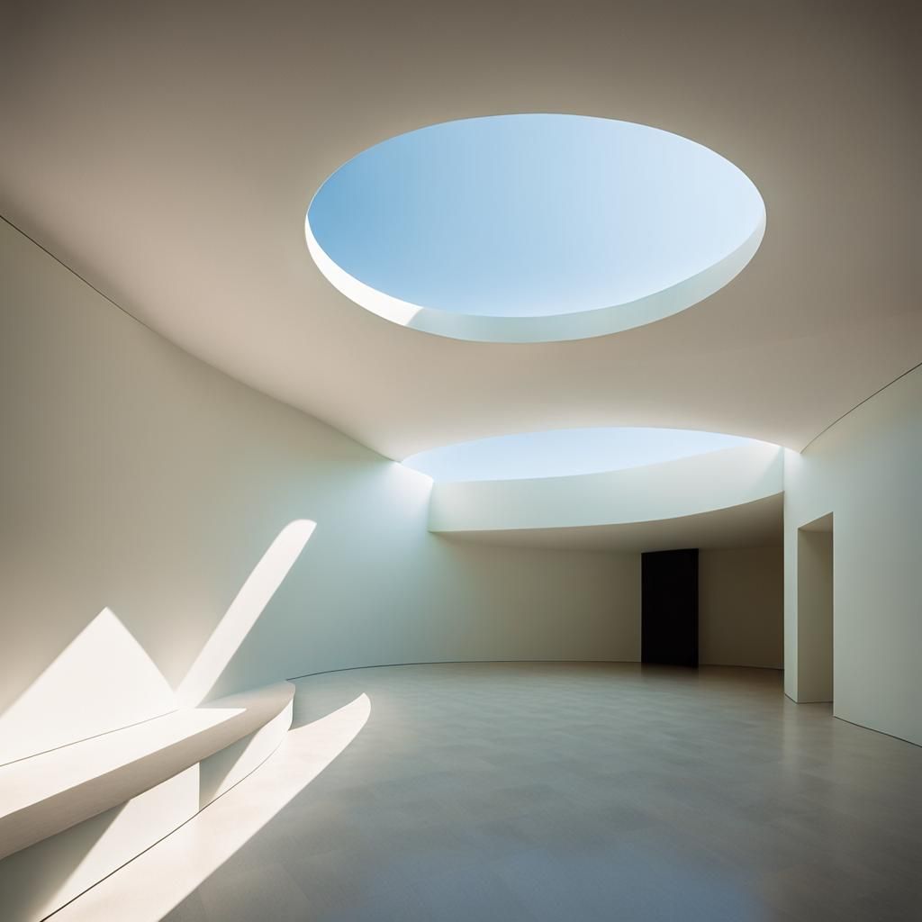 James Turrell Inspired Skyspace Photograph