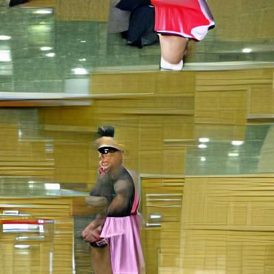 Dennis Rodman's Skirt in North Korea